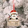 Деревянный рождественский зажим для денег, стиль Санта-Клауса, подвесной кошелек, создающий атмосферу, украшение кошелька на праздничную тематику