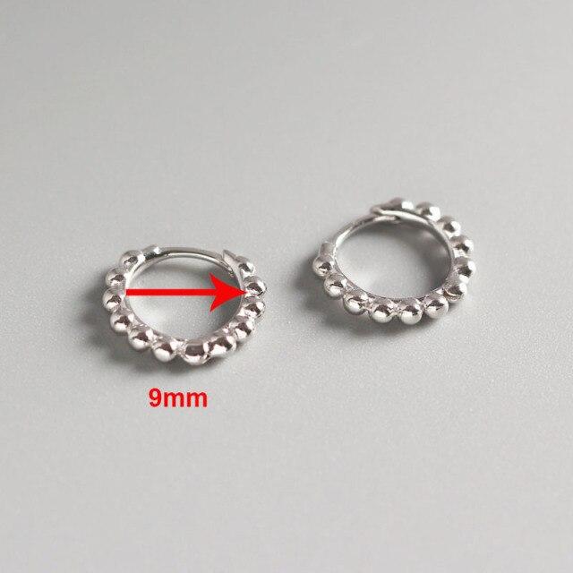 Маленькие одинарные серьги-кольца из стерлингового серебра 925 пробы для девочек и детей, универсальные ювелирные изделия