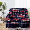 fire truck Theme Printed Blanket - Perfect for Couch, Bed, Travel & Outdoor Use | Machine Washable, Cozy & Durable.