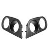 1 Pair Surround Air Duct For BMW E46 M3 2001-2006 Car Styling Front Bumper Car Fog Light Covers Dual Hole