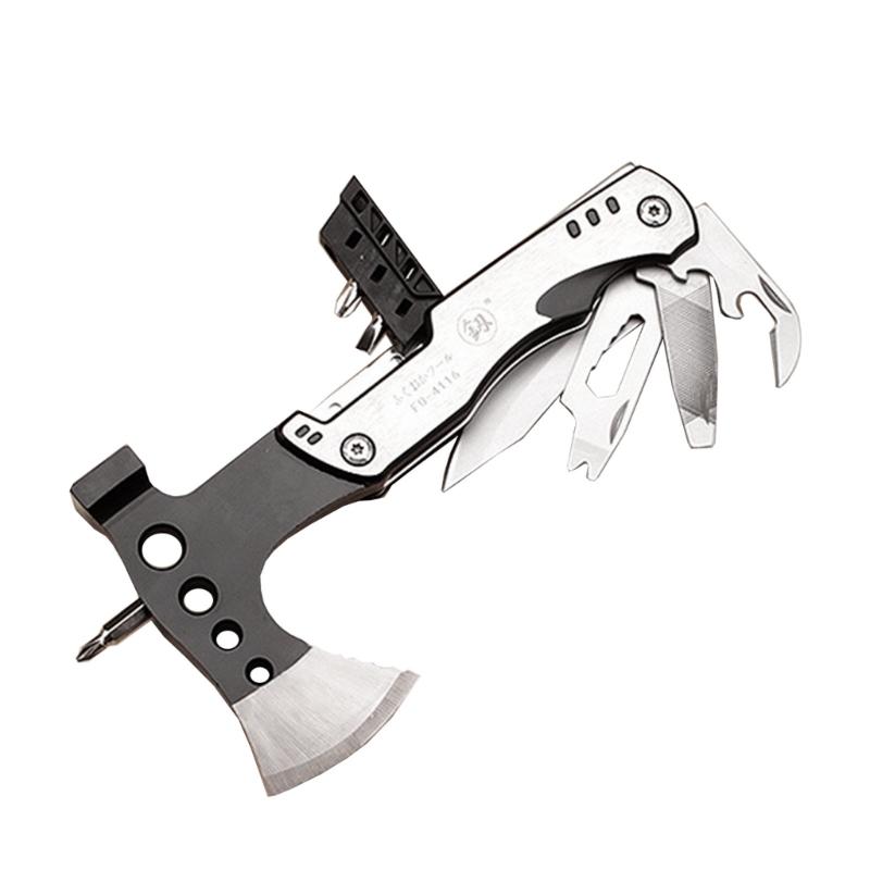 Camping Multitool Hatchets Multi Plier Survival Gear for Outdoor Hunting Hiking Escape Tool With Hammer Knife