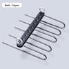 Multi-Layer Folding Pants Rack: Dual-Use, Horizontal & Vertical, Magic Storage Solution for Clothing