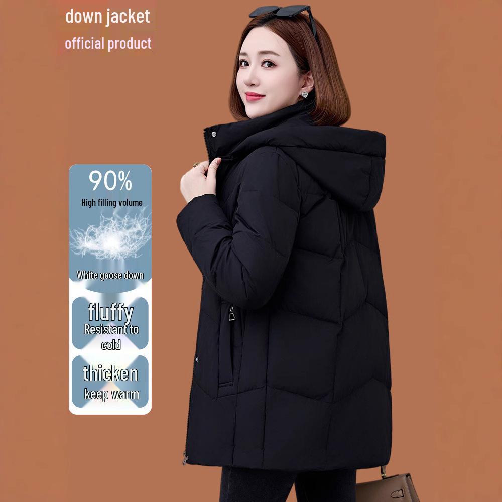 Женский зимний пуховик 2025 с утолщенным слоем - Тренд стиля "Маленькая хрупкость"