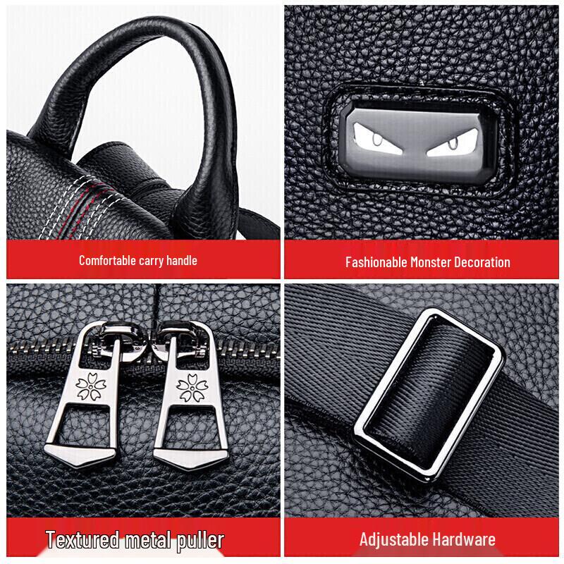 Женский рюкзак Zhuer из натуральной кожи с защитой от кражи