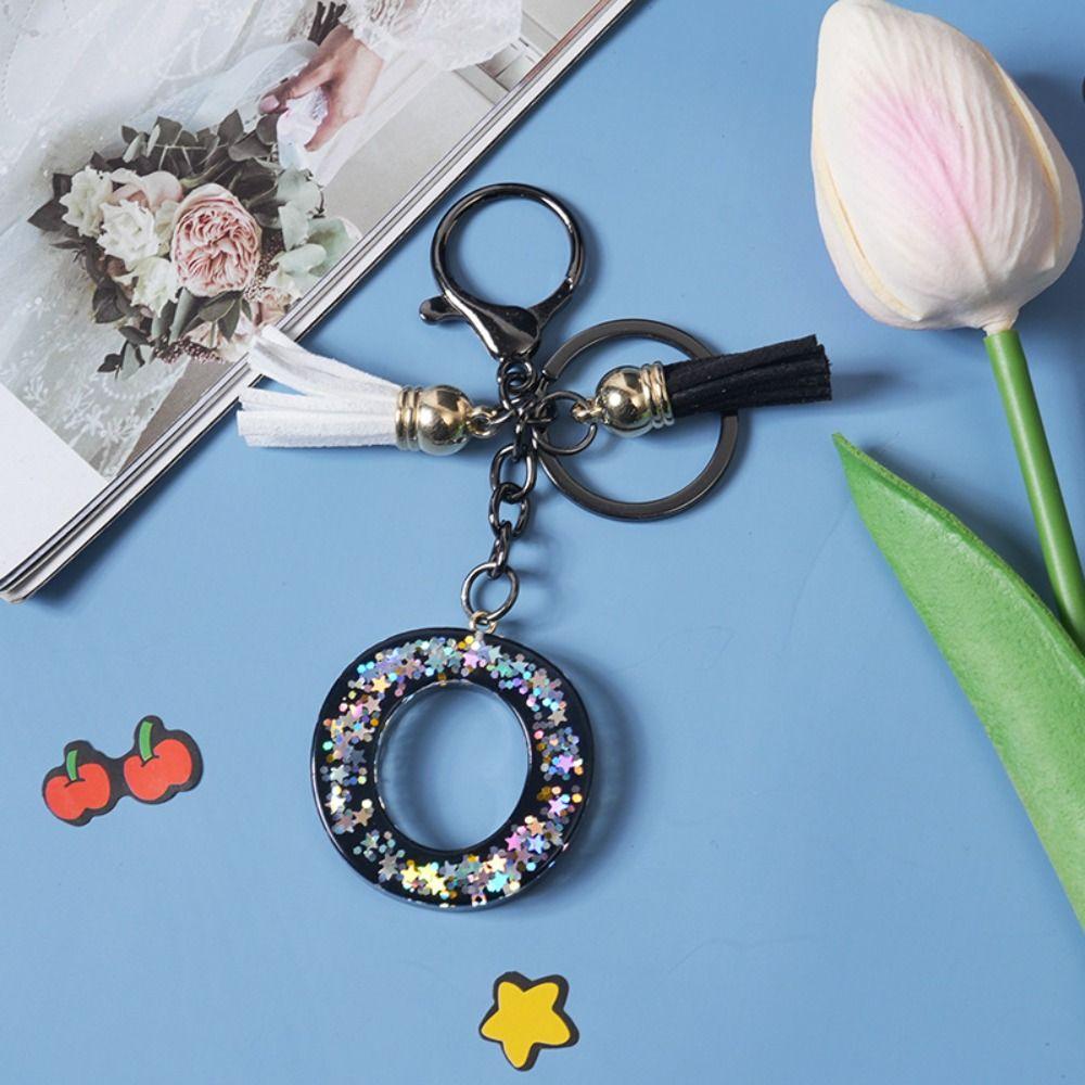 Изысканный Английский Алфавит Сумка Подвеска Буквы A-Z Алфавит Инициалы Блестящий Брелок Женский Подарок