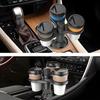 Universal 360° Rotating Cup Holder Expander, Adjustable Car Drink Adapter for Oversized Cups Fits Most Vehicles