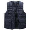 2023 Men's Warm Outdoor Fishing Vest - Autumn/Winter, Multiple Pockets, Loose Fit