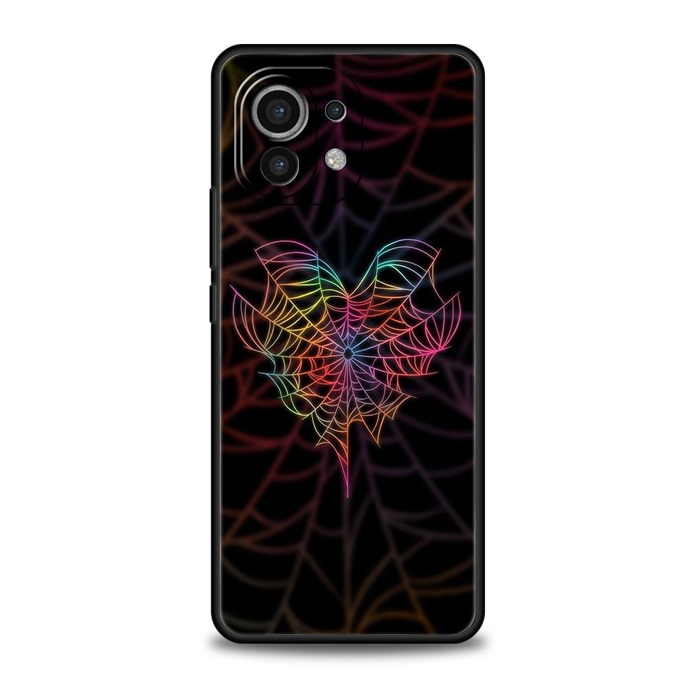Чехол-накладка с рисунком 'Паутина' для Xiaomi Mi 17 15 14 13 12 11 Ultra 15T 14T 13T 12T 11T Pro Lite 5G Мягкий ТПУ корпус Fundas Capa Сумка