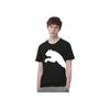 Puma Мужская футболка с круглым вырезом и коротким рукавом с большим логотипом, черные 587585-51