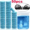 2/50PCS Auto Car Solid Cleaner Windscreen Wiper Auto Car Effervescent Tablets Glass Toilet Cleaning Cars Accessories
