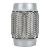 3in x 6in Double Braid Steel Tail Exhaust Pipe Hose Auto Accessory