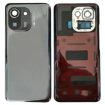 Задняя стеклянная крышка для Xiaomi Mi 11 Pro Mi11 Pro, задняя крышка батарейного отсека с заменой объектива камеры + клей