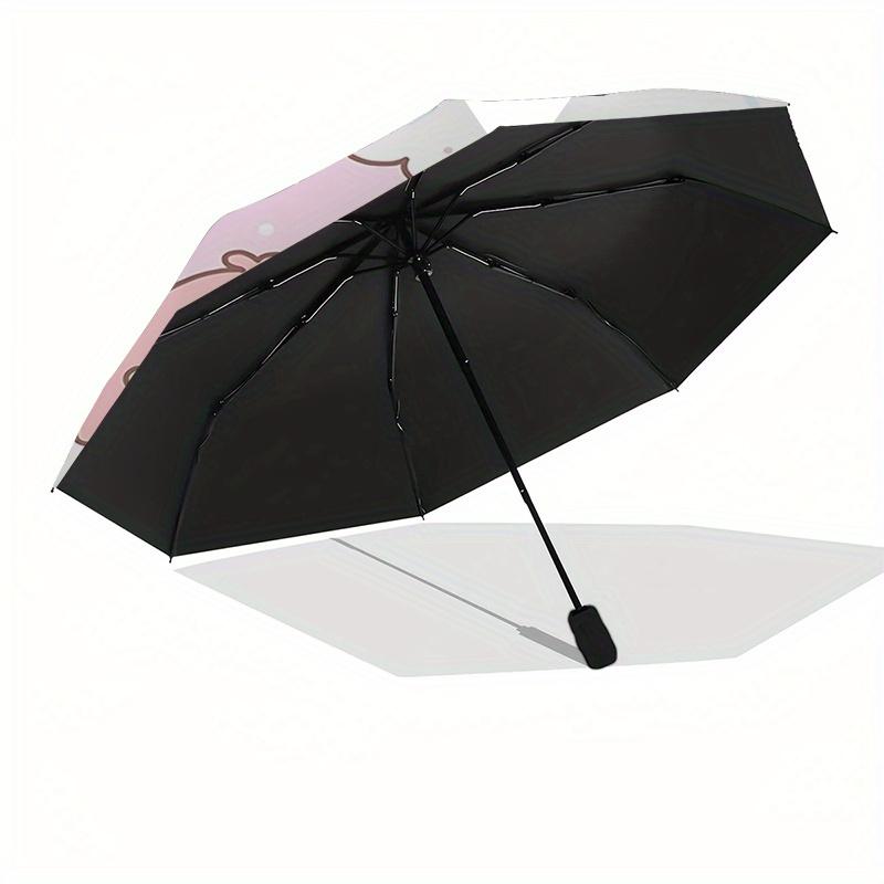 Little Twin Stars, Cloud Automatic opening and closing folding umbrella with 8 rib frame and compact travel design, perfect for all occasion