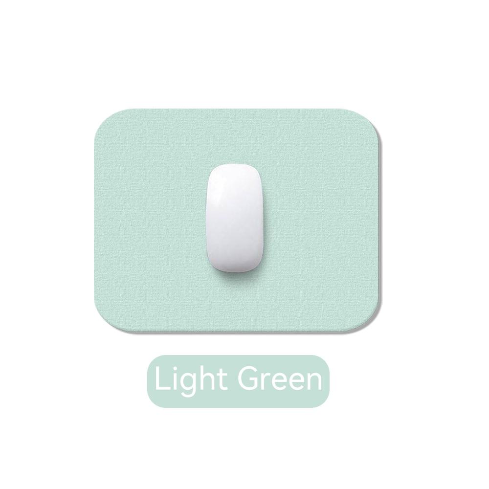 Офисный коврик для мыши небольшого размера, красочный двухсторонний водонепроницаемый защитный коврик для рабочего стола, нескользящий коврик для мыши из искусственной кожи для портативных ПК