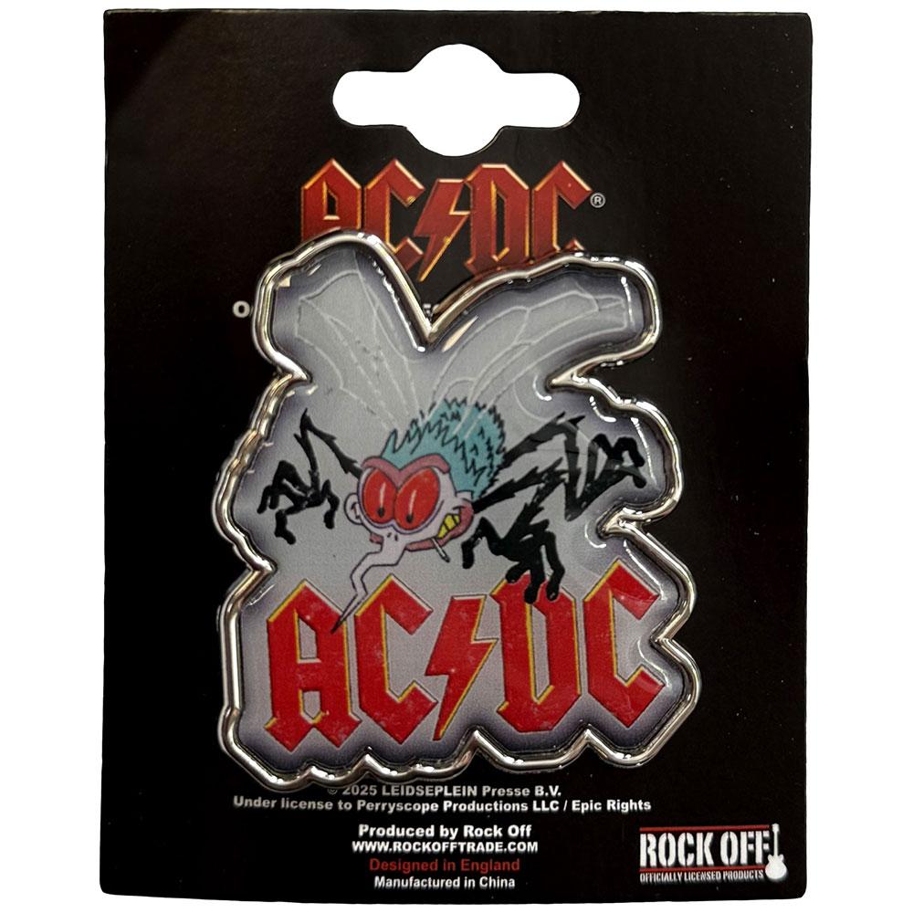 AC/DC Pin Fly Badge