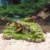 Moss Rockery Shape Decoration Landscaping Creative Bridge Ornament Fish Tank Ornaments  Fish Tank