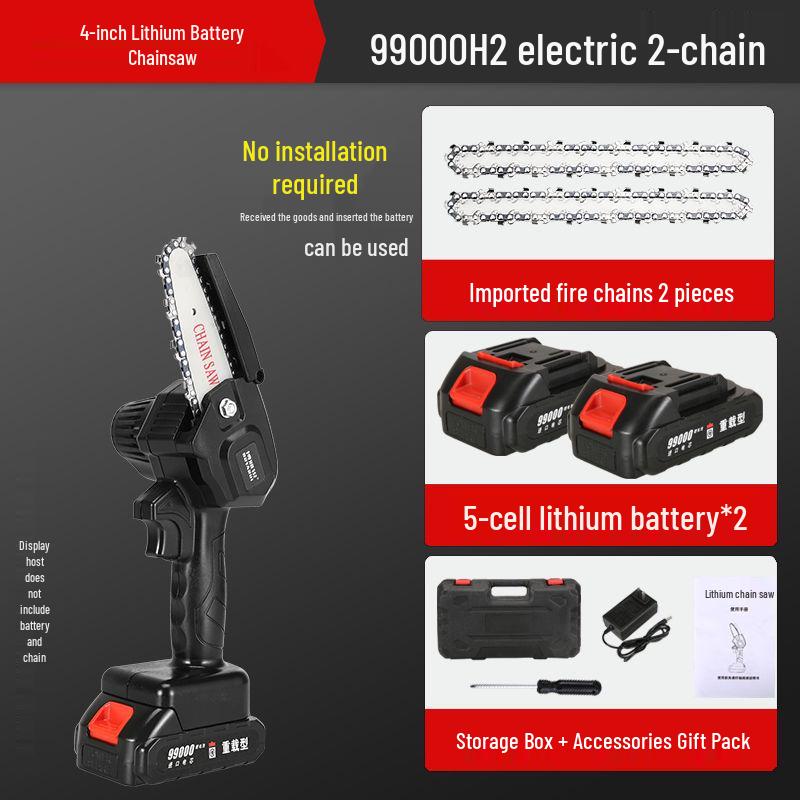 High-Power Lithium Electric Saw for Easy Pruning - Multi-Functional Tree Saw for Middle-Aged and Elderly Users