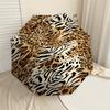 1PC Leopard Print Tiger StripesUmbrella-8-Rib Reinforced, Automatic Open, Lightweight & Durable, Cute Fashion Accessory for Outdoor-P120