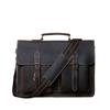 Leather Men Handbag Horse Leather Computer Bag Top Layer Leather Men Casual Shoulder Messenger Bag
