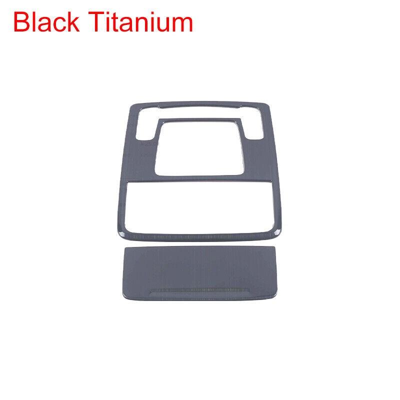 Black Titanium Front Reading Lamp Frame Cover Trim For Acura Integra 2023-2024