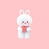 Chursangsa Happy Bear Rabbit Dashboard Figure Car Accessories, Heart Rabbit, 1 Piece,Korean Car Acc