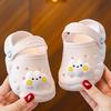 Детские сандалии с рисунком из мультфильма, нескользящие: Милые дырочки для девочек и мальчиков, мягкая подошва, возраст 1-3 года