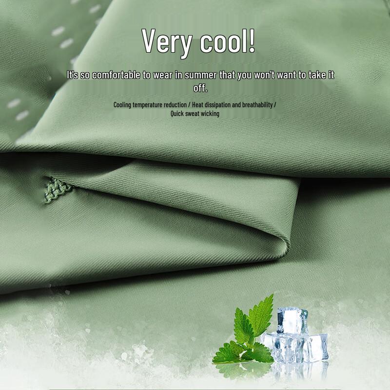 Мужская футболка JEEP SPIRIT с коротким рукавом из ледяного шелка, быстросохнущая