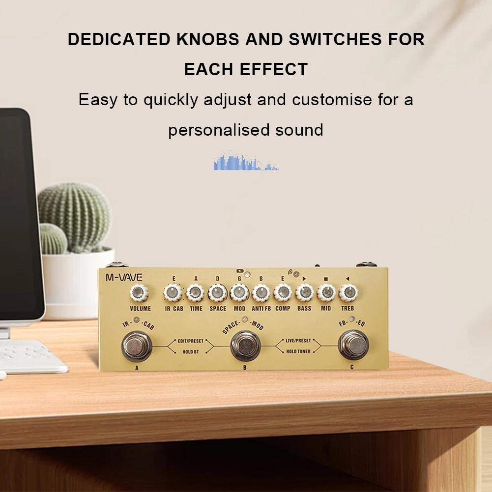 Переменный ток: 9 импульсных откликов кабинетов + эквалайзер | Студийный центр для акустического гитариста | Звукозаписывающая установка с перезаряжаемым аккумулятором, обеспечивающим до 12 часов работы