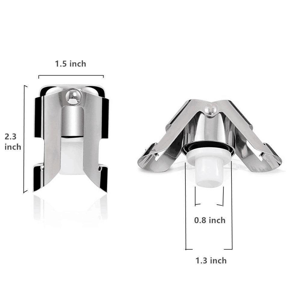 1PCS Leak-Proof Champagne Bottle Sealer Vacuum Sealed Wine Bottle Stopper Champagne Stopper