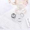 Numeral Twist Hip-hop Female Finger Ring Korean Style Ring Opening Adjustable Ring Couple Ring