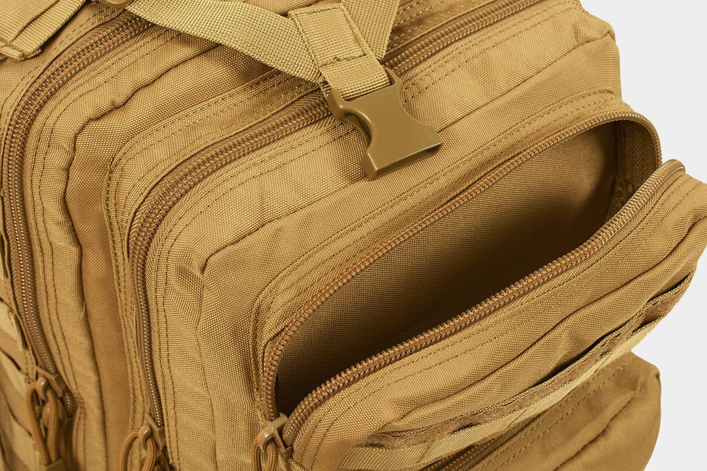 Seibertron Шоссейный рюкзак Molle 27 л (Сейбертрон) Рюкзак, Дышащий, Многофункциональный, Водонепроницаемый, Легкий, Рюкзак, Совместимый, Автоспорт, Хаки,