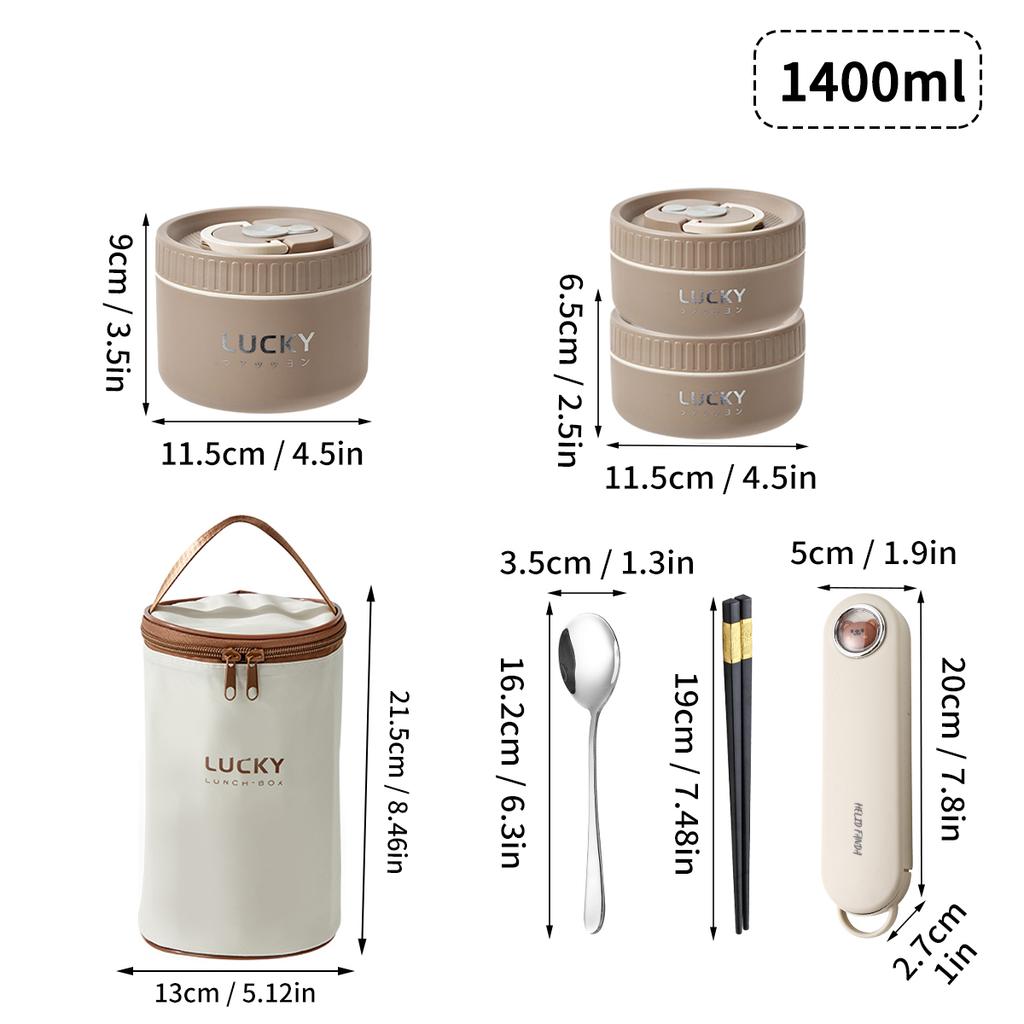 Портативный герметичный термоконтейнер для обеда для детей, складной, для микроволновой печи, из нержавеющей стали 304, изолированный пищевой контейнер