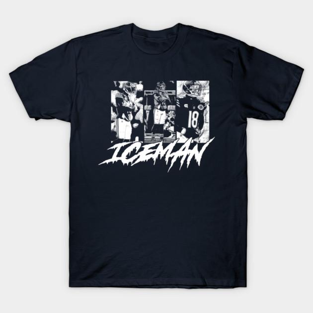 Asian Size Cotton Unisex Tshirt Print T-shirt Caleb-Williams-Iceman T-shirt No-Cut Print Regular Fit