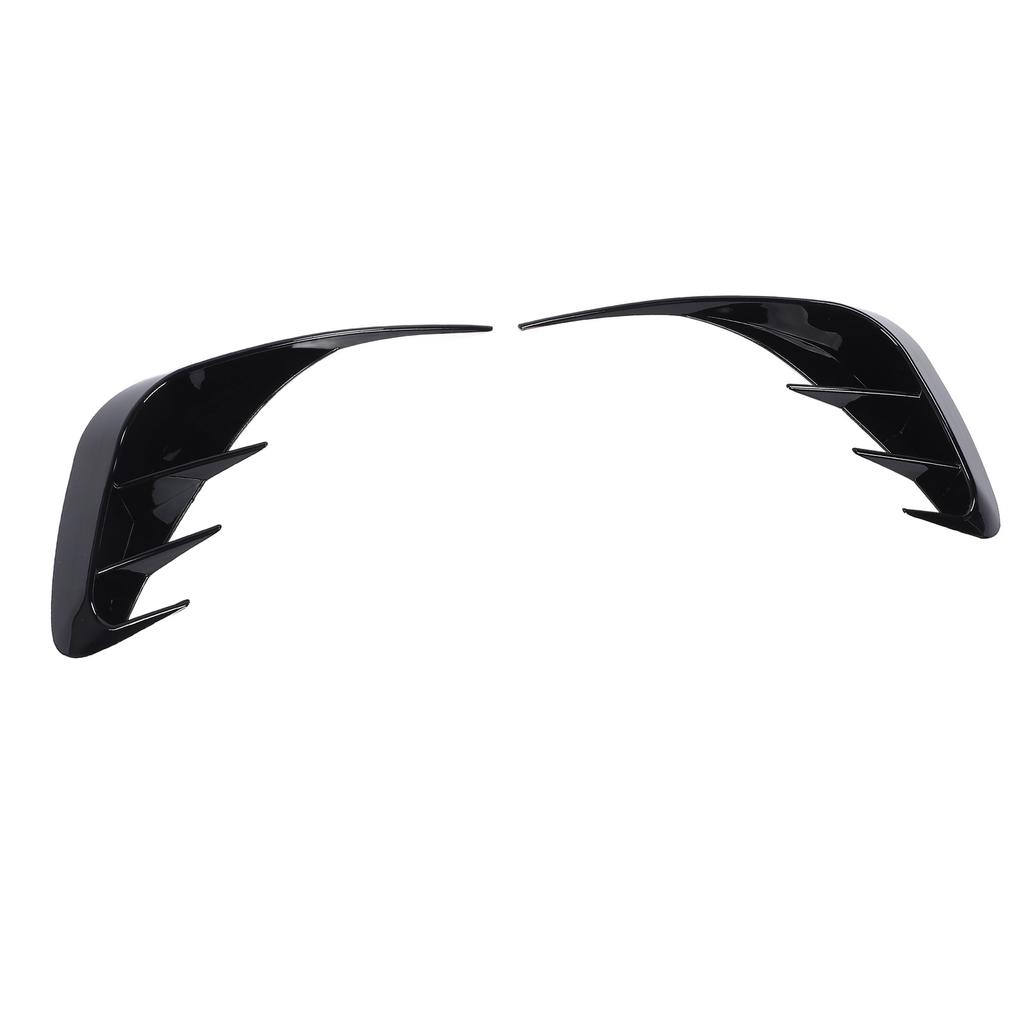 Пара спойлеров на боковые вентиляционные отверстия заднего бампера, глянцево-черные, спортивный вид, аэродинамические для универсала 3 серии G21 M