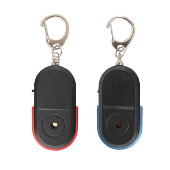 2/3 шт. Поиск ключей Голосовое управление Оборудование против потери с активацией свистом Светодиодный свет Маленький легкий трекер ключей Брелок для кошелька