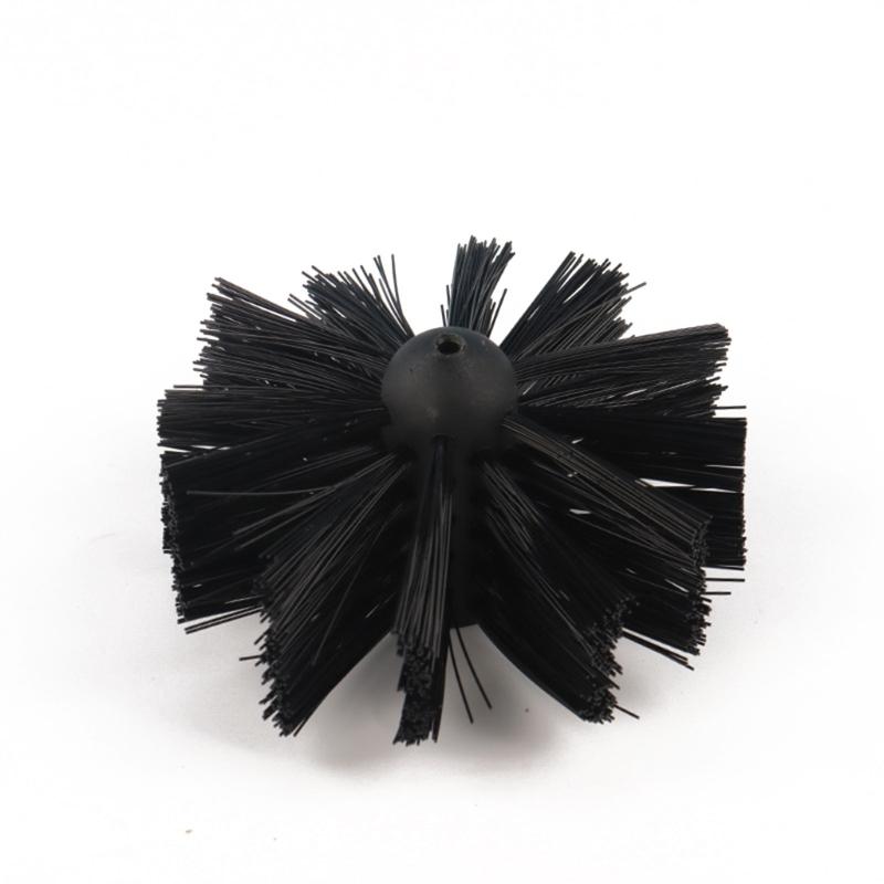 Набор для чистки дымохода и вентиляционного отверстия сушилки включает гибкий стержень и щетки с выдвижным стержнем, подходящий для эффективной чистки