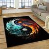 Yin and Yang 3D Naturalize Chinese Tai Chi Carpet Rug for Home Living Room Bedroom Sofa Doormat Decor,Kids Area Rug Non-slip Mat
