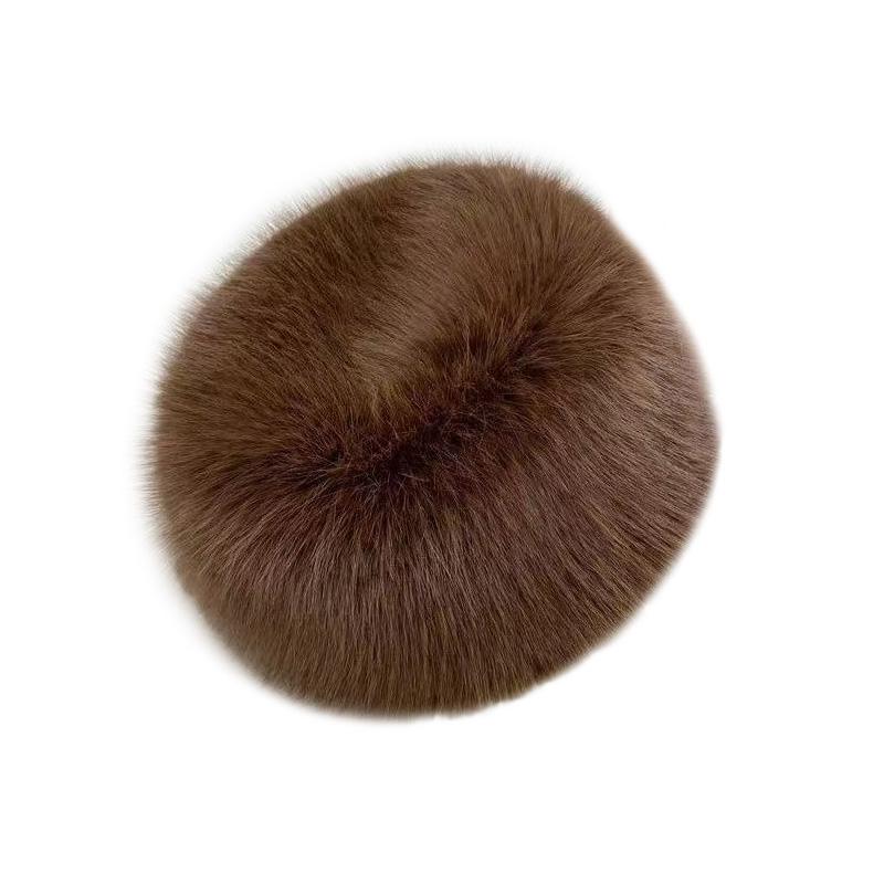 1 шт., защита ушей, толстая, теплая, зимняя, женская, модная, пушистая, плюшевая, шапка для катания на лыжах, искусственный мех
