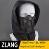 Тактический ночной капюшон для активного отдыха: Износостойкая, дышащая солнцезащитная маска для реквизита в кино