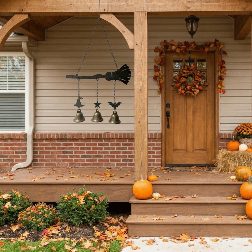 Rust Resistant Halloween Wind Chime Vintage Garden Patio Decor Outdoor Decoration