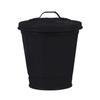 Galvanized Desktop Trash Can Iron Wastebasket Small Buckets Waste Bin  Garbage Storage