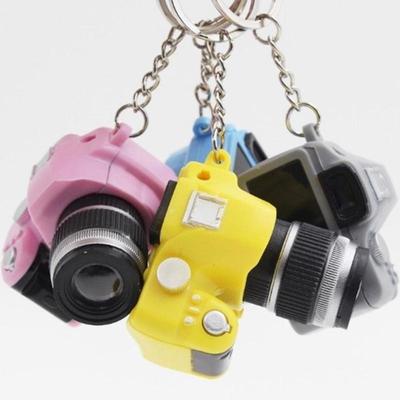 Милый мини-цифровой зеркальный DSLR-камера в стиле светодиодной вспышки, брелок