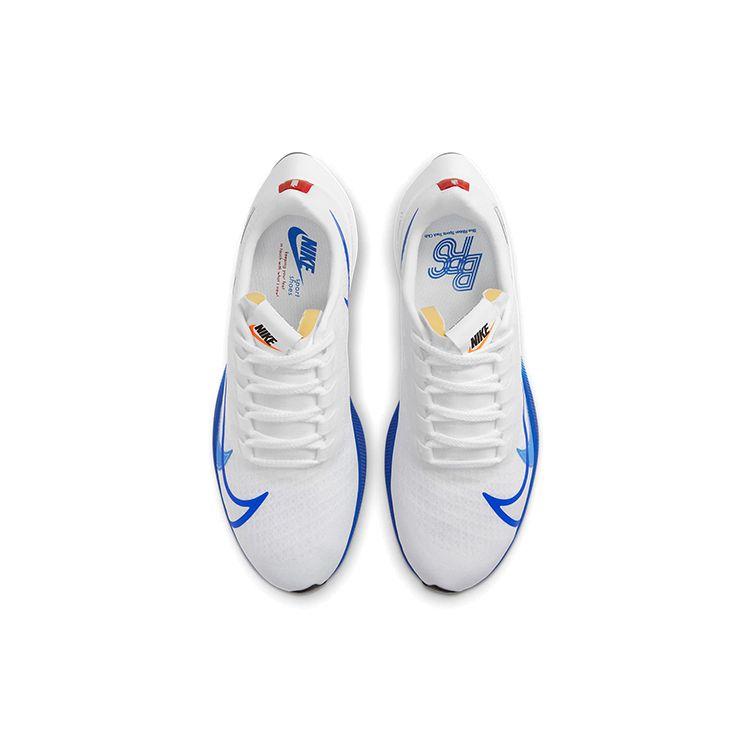Nike Мужские кроссовки Air Zoom Pegasus 37 Premium White Game Royal Gym-Red Sail CQ9908-100