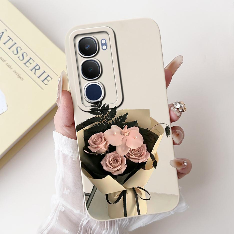 Чехол для Vivo Y19s V2419 Новый Уникальный Конфетный Расписной Чехол 6.68'' Ударопрочный Чехол для Телефона Для Vivo Y19s Y 19 s VivoY19s 4G Мягкий Чехол