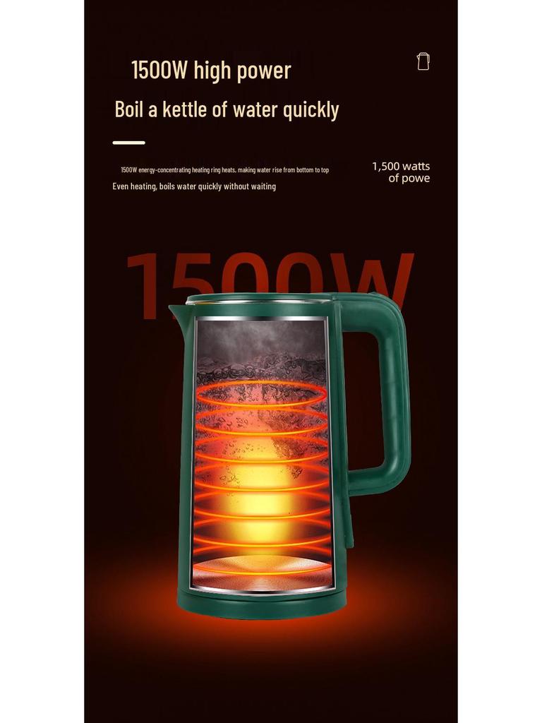 Многофункциональный электрический чайник Wanlida, для дома и офиса, с функциями термоизоляции и кипячения