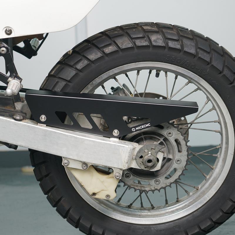 For Suzuki DR650 S SE Chain Protector Case Aluminum Chain Guard Cover for DR650S DR650SE 1996-2024