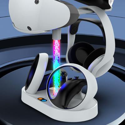 Charging Base For PS VR2 Magnetic Absorption Charging Dock Headset Storage Rack Charging Base VR Glasses Charger