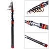 Spinning Fishing Rod Telescopic Fishing Rod 99% Carbon Portable Sea Water Fishing Carp Bass Salmon