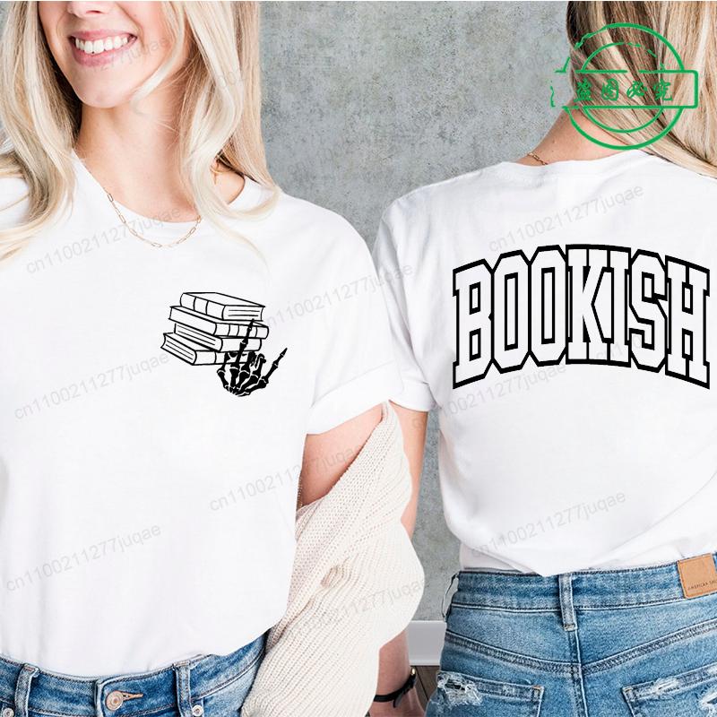 One More Chapter Prints Футболка для мужчин и женщин Одежда Любитель книг Топы Креативность Вся математика Короткий рукав Череп Мода Повседневная Футболка