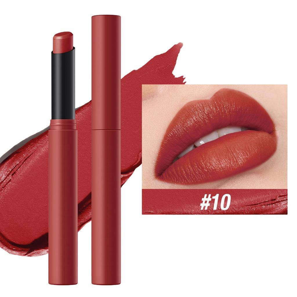 Бархатная губная помада Nude Soft Dark High Color, стойкая водостойкая помада-бальзам для губ, косметика в подарок.